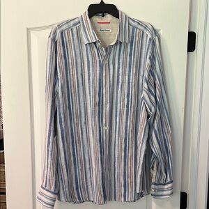 Tommy Bahama Men's Multicolor Striped Shirt